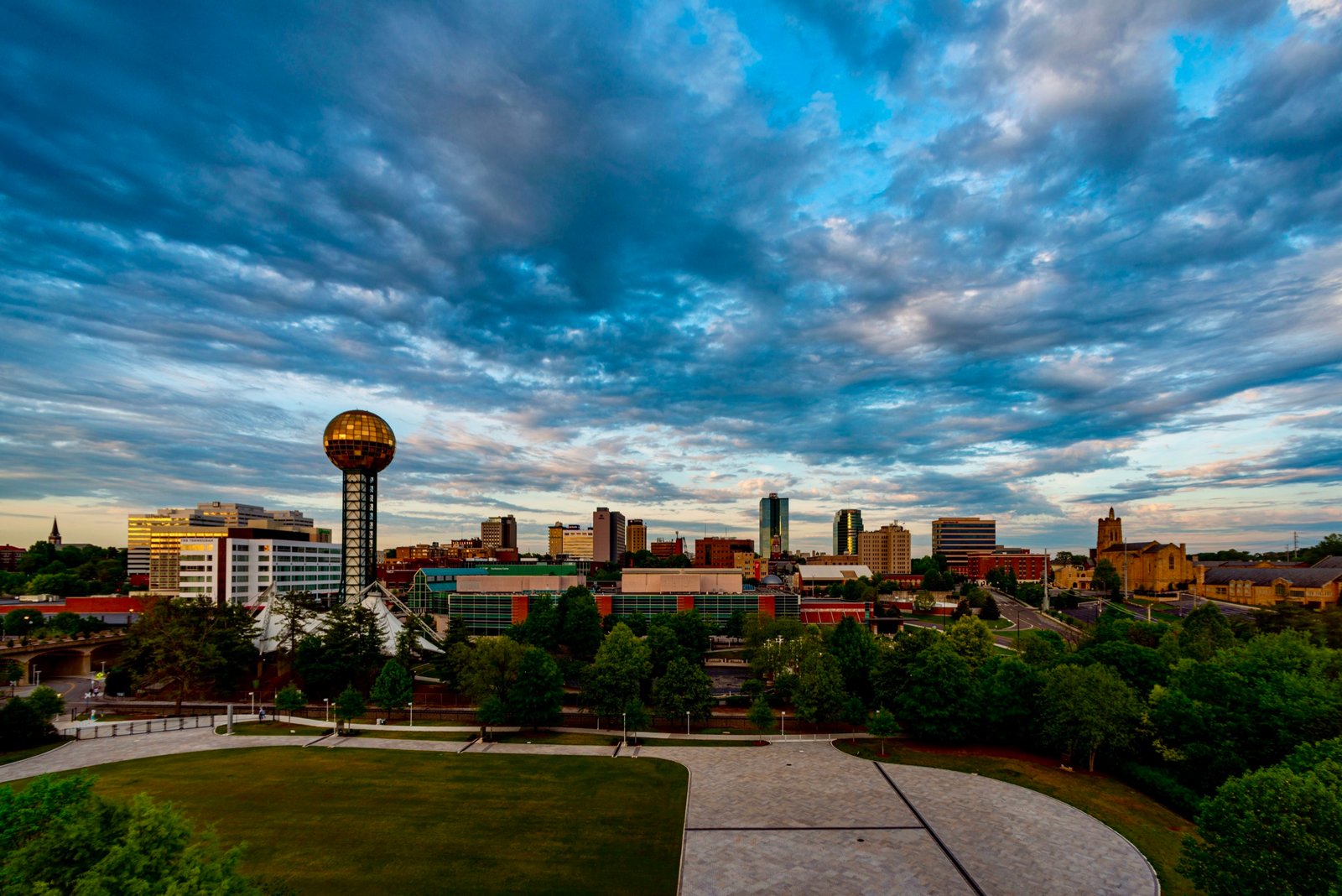 Knoxville, Tennessee — World's Fair Park and the Sunsphere